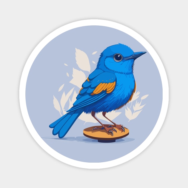 Blue Bird Magnet by SpriteGuy95